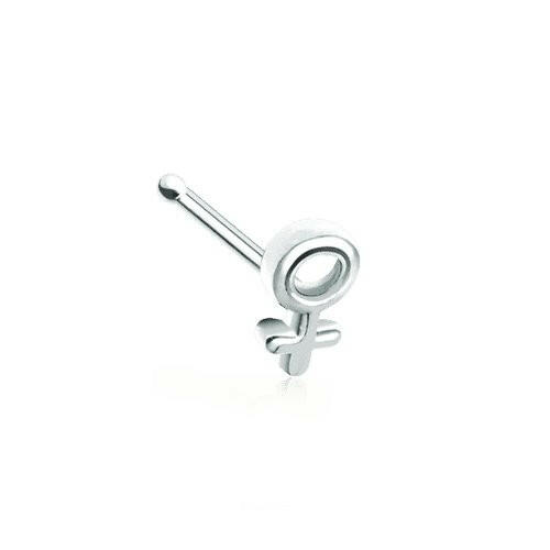 Female Gender Sign Nose Stud Ring Nose Ring Impulse Piercings