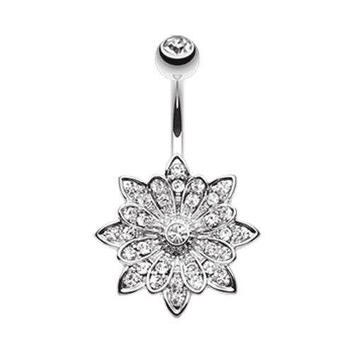 Flower Enchant Belly Button Ring Navel Ring Impulse Piercings