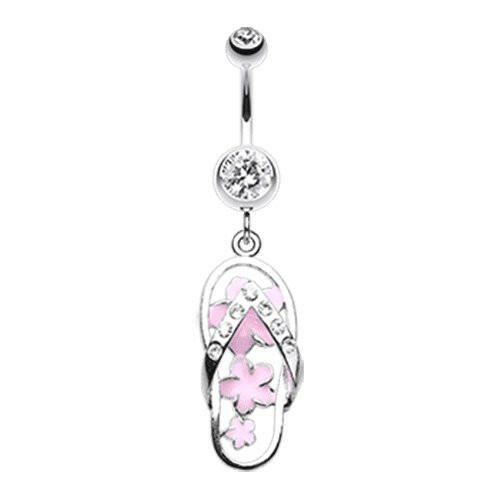 Flower Sandal Belly Button Ring Navel Ring Impulse Piercings