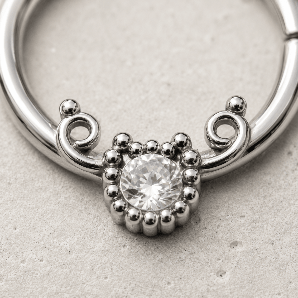Stainless Steel Flower Vine Annealed Seamless Ring - Skin Metals