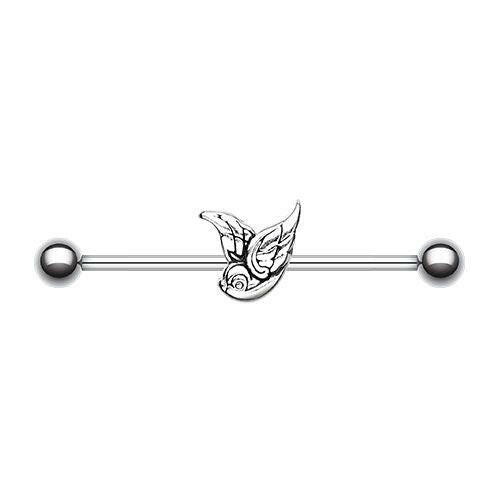 Flying Sparrow Industrial Barbell Industrial Barbell Impulse Piercings