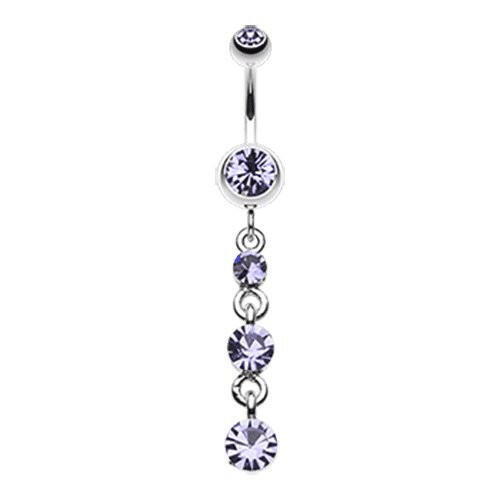 Gems Galore Belly Button Ring Navel Ring Impulse Piercings Tanzanite