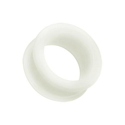 Glow in the Dark Silicone Double Flared Ear Gauge Tunnel Plug Earrings Plug Earrings Impulse Piercings 6 GA (4mm)