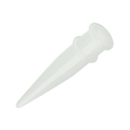 Glow in the Dark UV Acrylic Ear Stretching Taper Tapers Impulse Piercings 14 GA (1.6mm) White