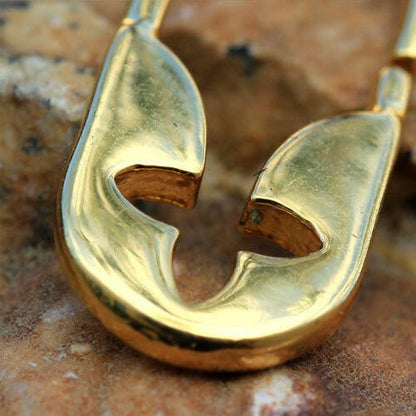 Gold Plated Flower Padlock Cartilage Earring / Septum Ring Septum Ring Impulse Piercings