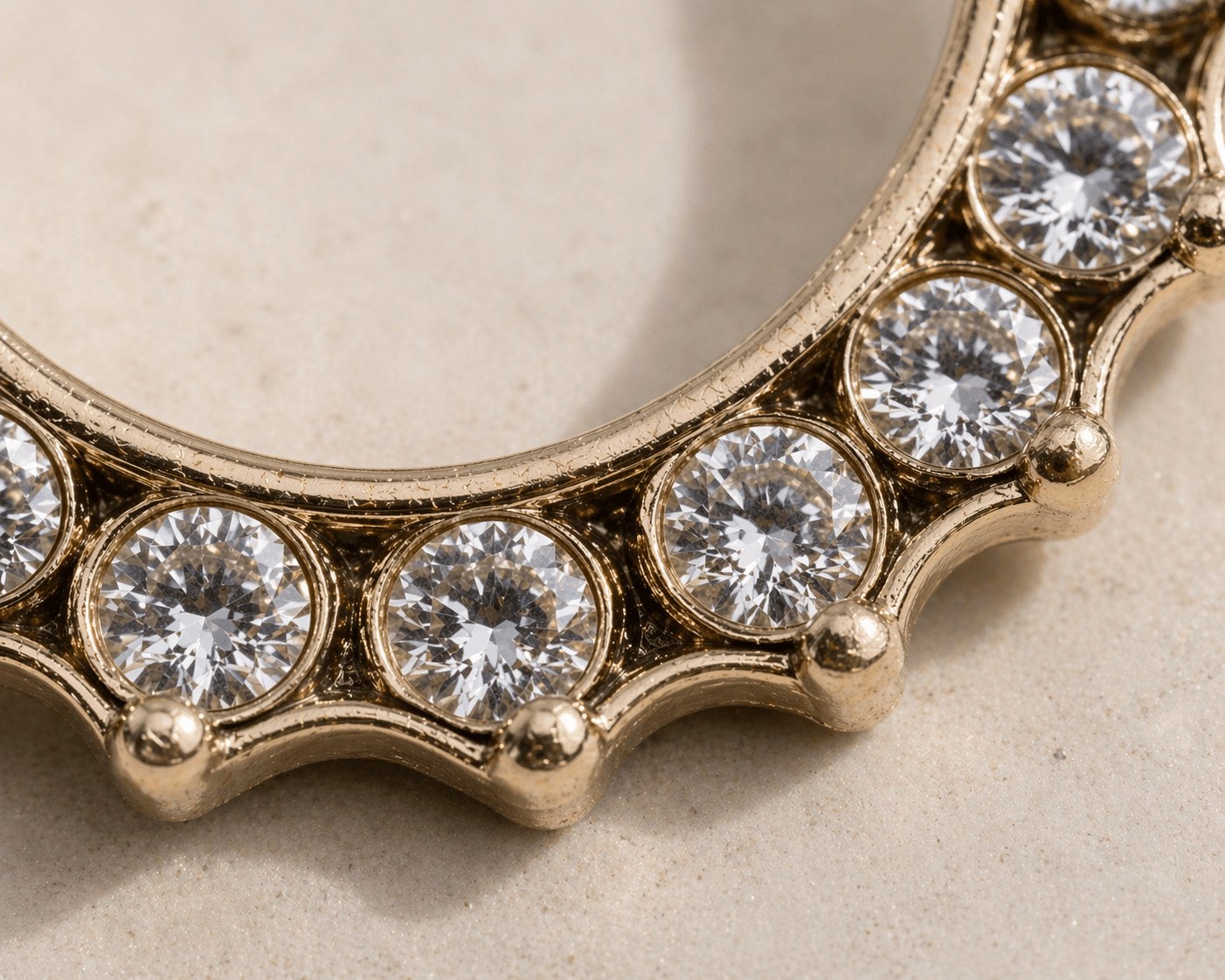 Gold Plated Gemmed Septum Clicker - Skin Metals