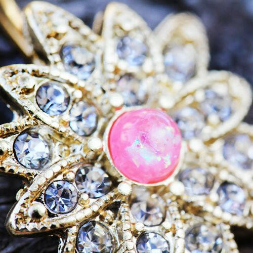 Gold Plated Gleaming Sunburst Flower Navel Ring Navel Ring Impulse Piercings