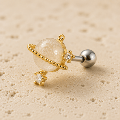 Gold Plated Golden Galaxy Cartilage Earring