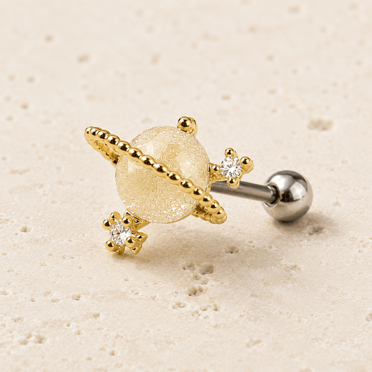 Gold Plated Golden Galaxy Cartilage Earring