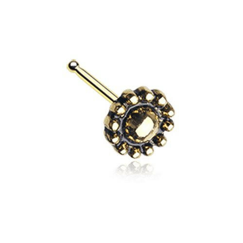 Golden Aira Filigree Icon Nose Stud Ring Nose Ring Impulse Piercings