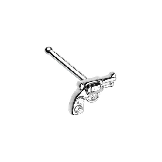 Gun Pistol Nose Stud Ring Nose Ring Impulse Piercings