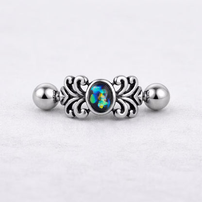 Stainless Steel Medieval Design Vine Cartilage Cuff Earring - Skin Metals
