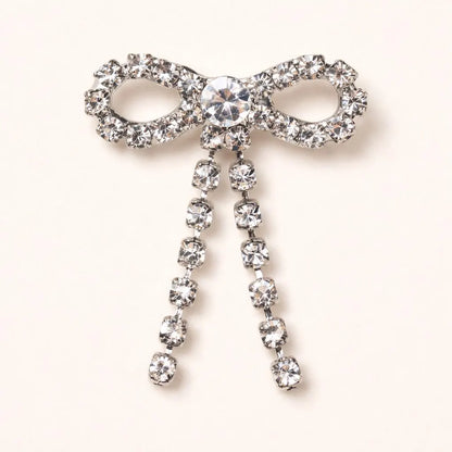 316L Stainless Steel Top Down Jeweled Ribbon Navel Ring - Skin Metals