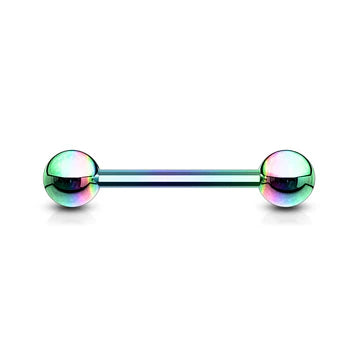 Titanium IP Barbell Over 316L Stainless Steel Barbell Skin Metals