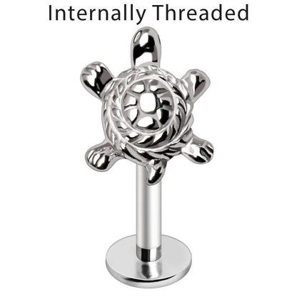 Turtle Labret detail closeup