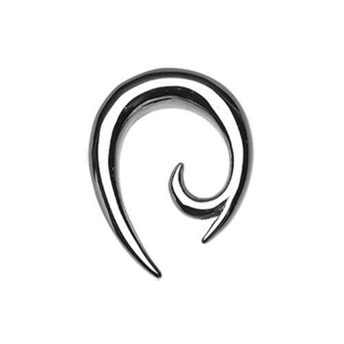 Ivy Hook Steel Spiral Ear Gauge Hanging Taper Tapers Impulse Piercings 14 GA (1.6mm)