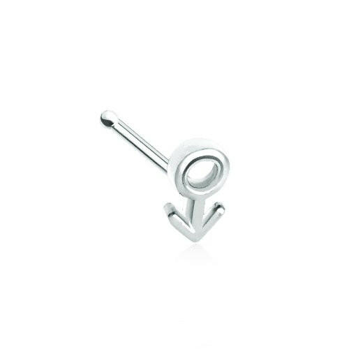 Male Sign Gender Symbol Nose Stud Ring Nose Ring Impulse Piercings