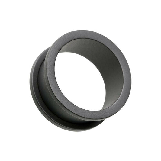 Matte Black Steel Screw-Fit Ear Gauge Tunnel Plug Plugs Impulse Piercings 8 gauge (3.2mm)