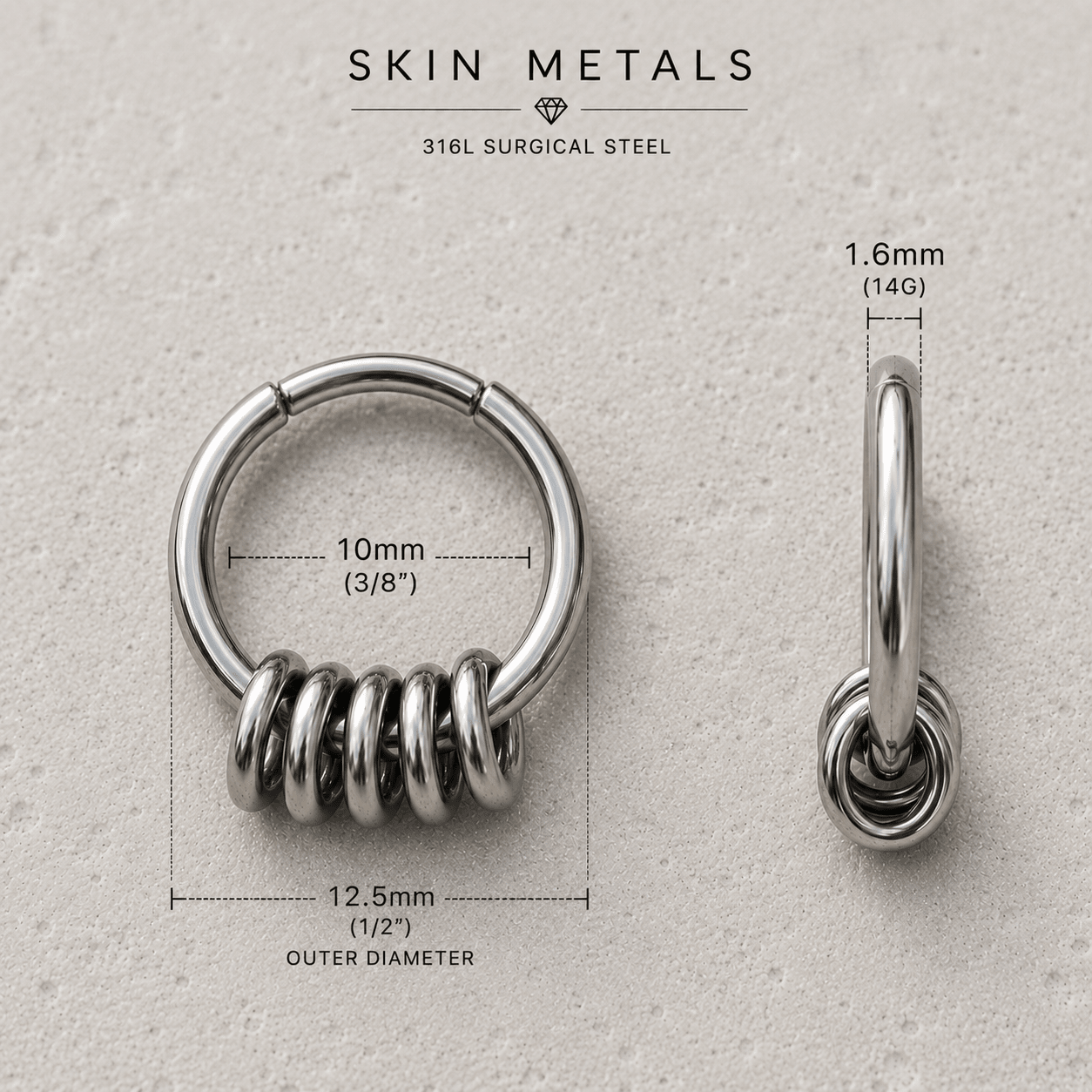 Multi Ring Circular Clicker Ring