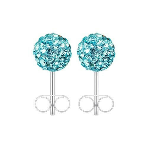 Multi-Sprinkle Dot Multi Gem Ball Ear Stud Earrings Earring Impulse Piercings