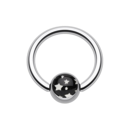 Multi Star Logo Ball Captive Bead Ring Captive Bead Impulse Piercings