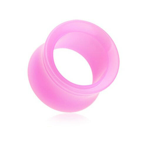 Neon Colored UV Acrylic Double Flared Ear Gauge Tunnel Plug Plugs Impulse Piercings 4 gauge (5mm)