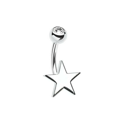 Nova Star Steel Belly Button Ring Navel Ring Impulse Piercings