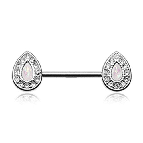 Opal Avice Nipple Barbell Ring Nipple Ring Impulse Piercings