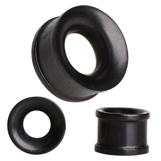 Organic Areng Wood Flesh Tunnel Plug — Sold as Pair