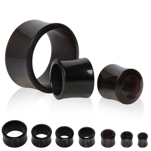 Organic Buffalo Horn Tunnel Plug — Sold as Pair