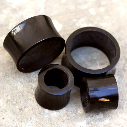 Organic Buffalo Horn Tunnel Plug — Sold as Pair