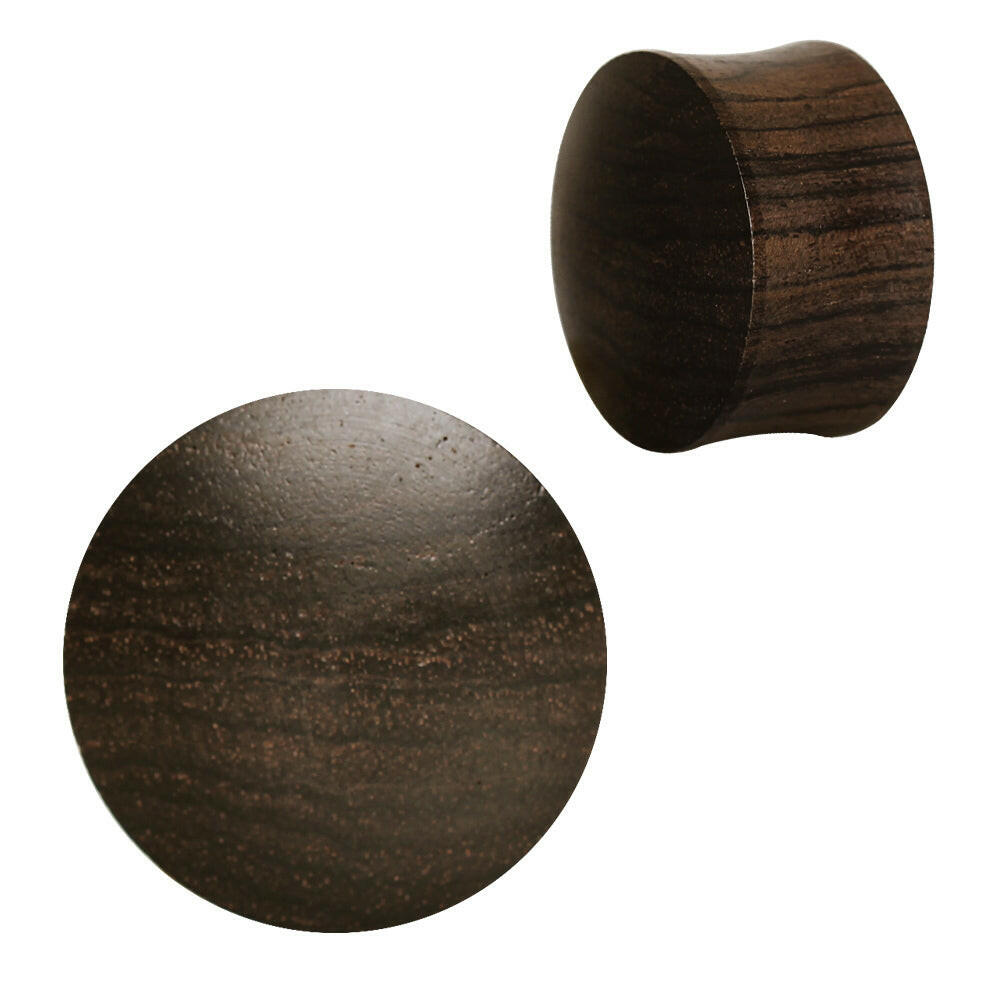 Organic Ebony Wood Saddle Plug Plugs Impulse Piercings