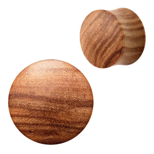 Organic Olive Wood Saddle Plug Plugs Impulse Piercings 2 gauge