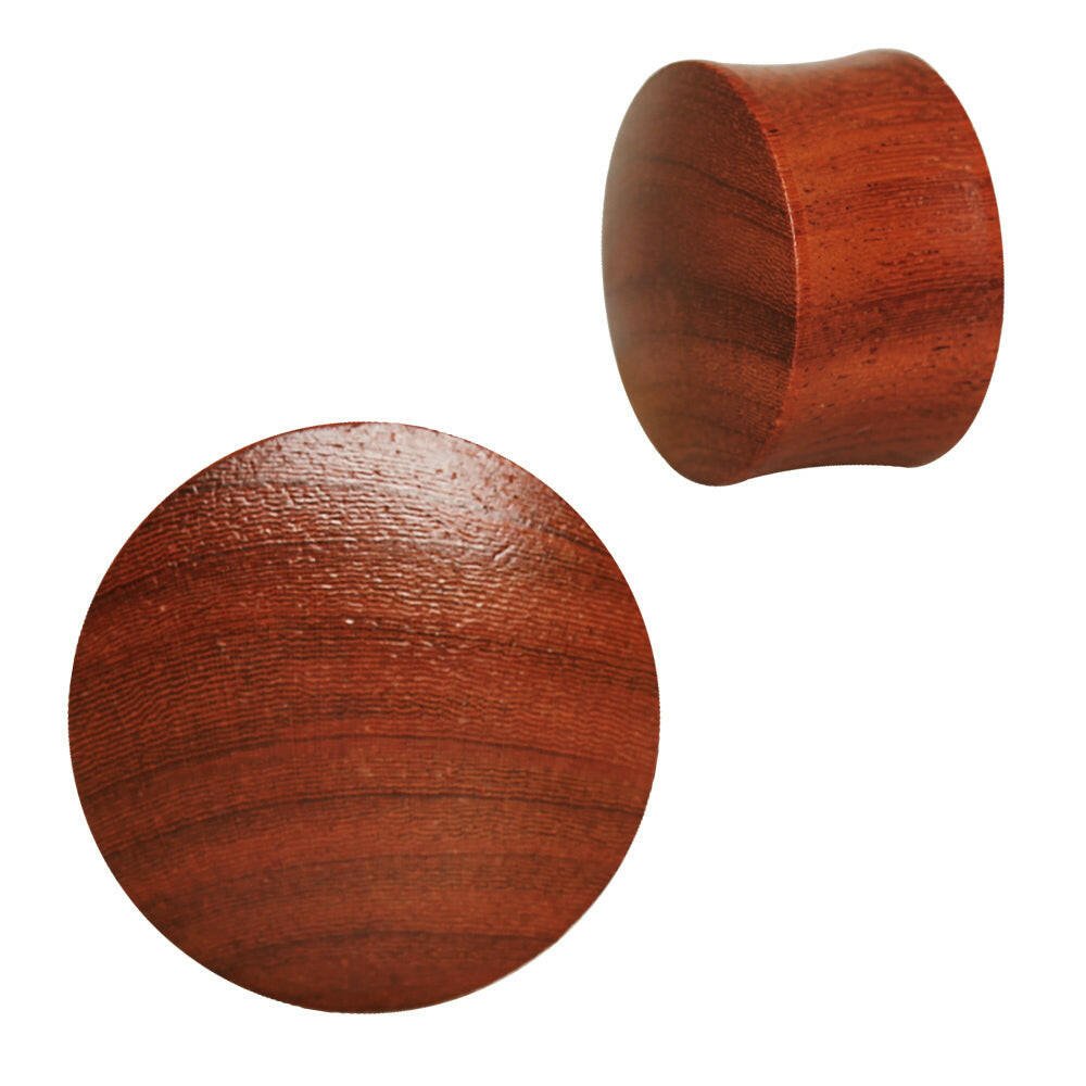 Organic Sandalwood Saddle Plug Plugs Impulse Piercings 4 gauge (5mm)