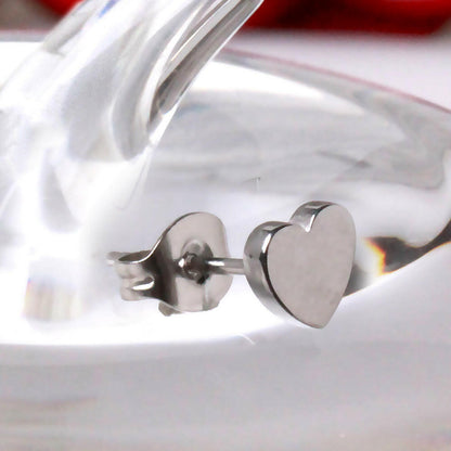 Pair of Stainless Steel Star Stud Earrings