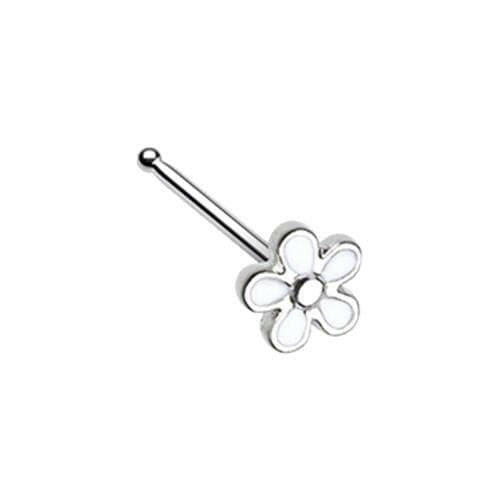 Plumeria Petal Flower Nose Stud Ring Nose Ring Impulse Piercings