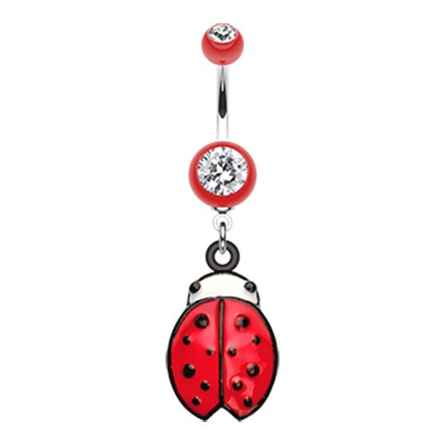 Precious Ladybug Belly Button Ring Navel Ring Impulse Piercings