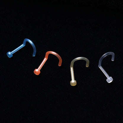 PTFE Metallic Color Screw Nose Ring Nose Ring Impulse Piercings