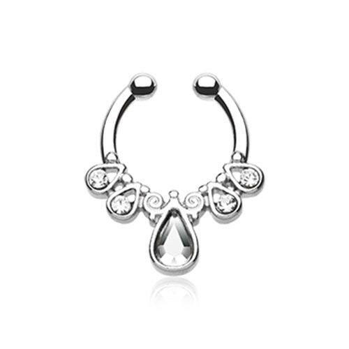 Radiant Kao Fake Septum Clip-On Ring Fake Septum Ring Impulse Piercings