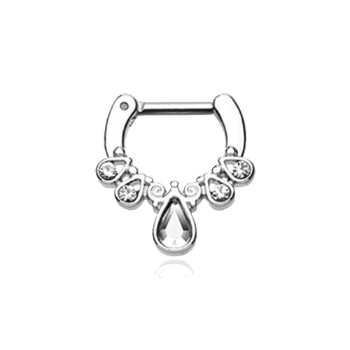 Radiant Kao Septum Clicker Septum Ring Impulse Piercings 16 GA (1.2mm) 1/4" (6mm)