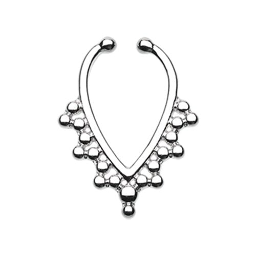 Regent Drape Filigree Fake Septum Clip-On Ring Fake Septum Ring Impulse Piercings