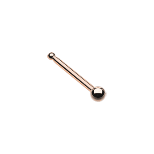 Rose Gold Ball Basic Nose Stud Ring Nose Ring Impulse Piercings