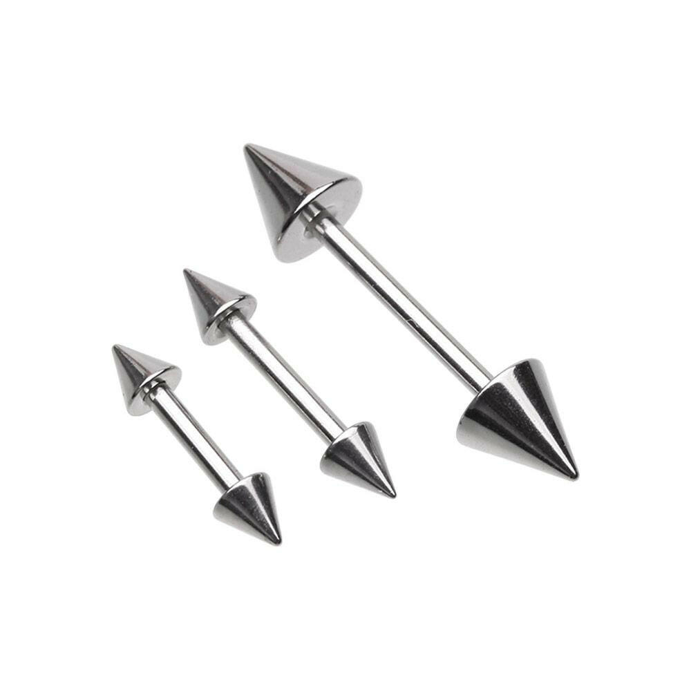 Spike Straight Steel Barbell Barbell Impulse Piercings 1/4" (6mm)