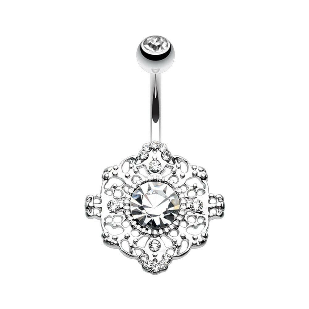 Spiritual Mandala Belly Button Ring Navel Ring Impulse Piercings