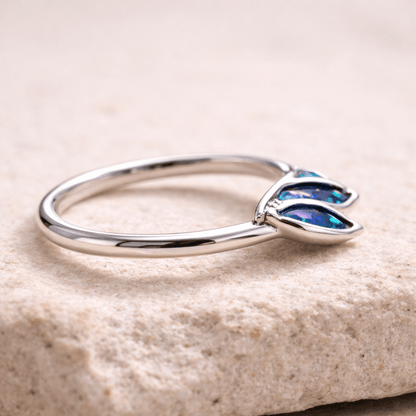 Stainless Steel Abalone Shell Angel Wing Snap-in Captive Bead Ring / Septum Ring Septum Ring Skin Metals