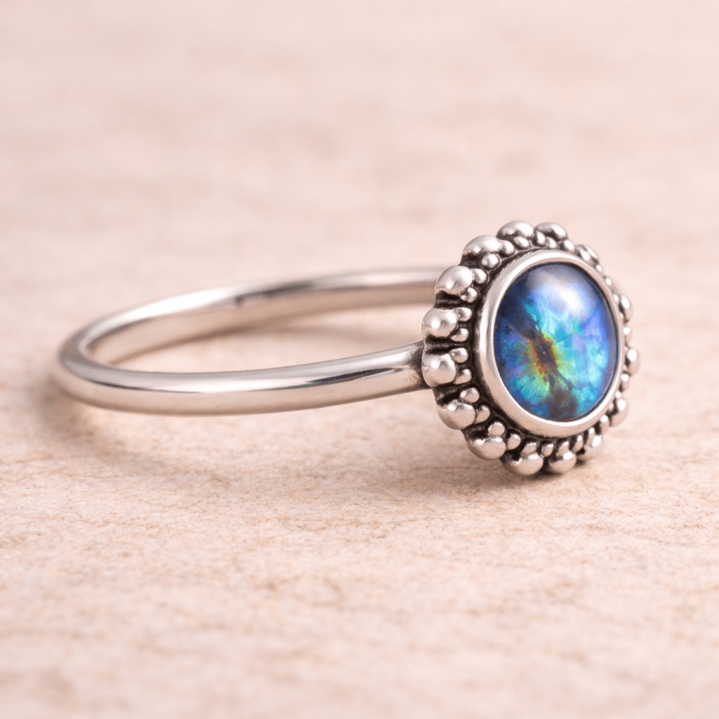 Stainless Steel Abalone Shell Charm Nose Hoop / Cartilage Earring Nose Ring Skin Metals
