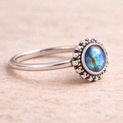 Stainless Steel Abalone Shell Charm Nose Hoop / Cartilage Earring Nose Ring Skin Metals