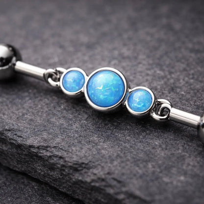 Stainless Steel Blue Bubble Chain Industrial Barbell Industrial Barbell Skin Metals
