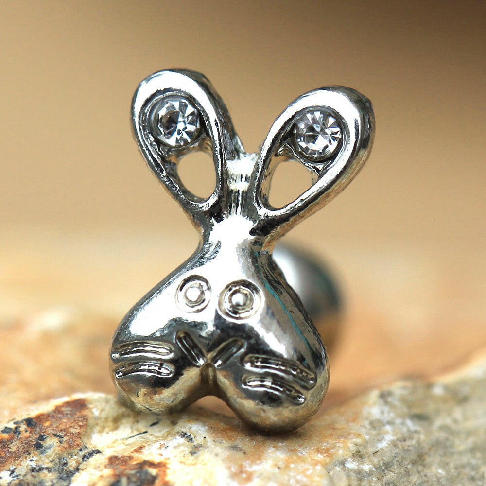 Stainless Steel Bunny Cartilage Earring Cartilage Earring Impulse Piercings