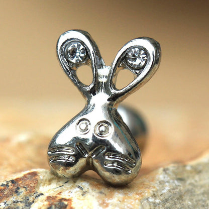 Stainless Steel Bunny Cartilage Earring